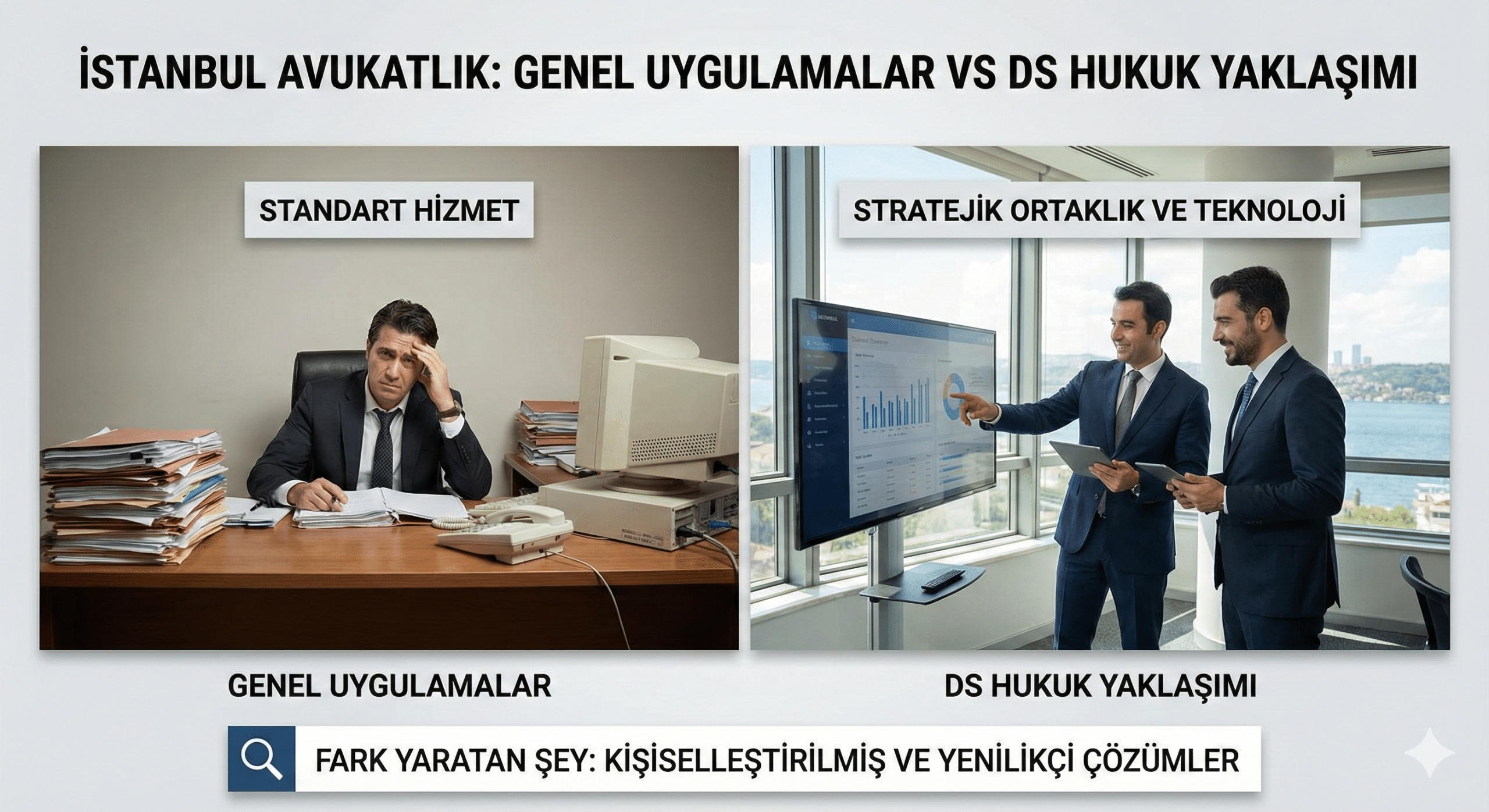 Genel uygulamalar vs DS Hukuk yaklaşımı: farkı yaratan şey